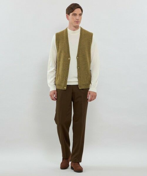 MACKINTOSH LONDON(MENS) / マッキントッシュ ロンドン 　メンズ ニット・セーター | ウールアルパカニットベスト | 詳細4