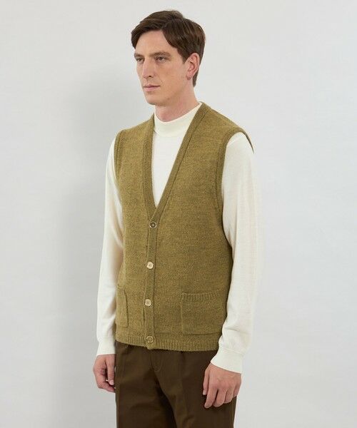 MACKINTOSH LONDON(MENS) / マッキントッシュ ロンドン 　メンズ ニット・セーター | ウールアルパカニットベスト | 詳細6