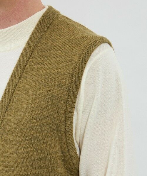MACKINTOSH LONDON(MENS) / マッキントッシュ ロンドン 　メンズ ニット・セーター | ウールアルパカニットベスト | 詳細8