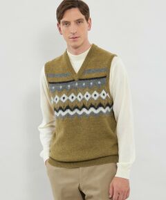 セール】 【LEON掲載】リリヤーンニットベスト （ニット