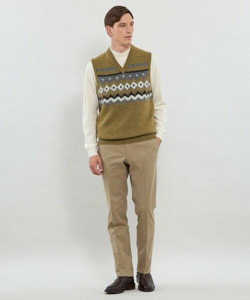 MACKINTOSH LONDON(MENS) / マッキントッシュ ロンドン 　メンズ ニット・セーター | フェアアイルニットベスト | 詳細1