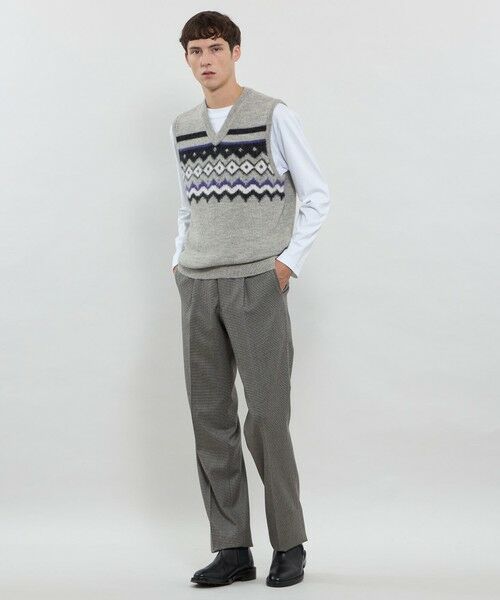 MACKINTOSH LONDON(MENS) / マッキントッシュ ロンドン 　メンズ ニット・セーター | フェアアイルニットベスト | 詳細2