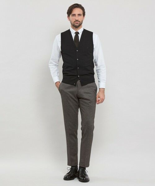 MACKINTOSH LONDON(MENS) / マッキントッシュ ロンドン 　メンズ ニット・セーター | 14ゲージウォッシャブルウールベスト | 詳細2