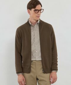 MACKINTOSH LONDON(MENS) / マッキントッシュ ロンドン 　メンズ ニット・セーター | ハイゲージケーブルフルジップアップニット