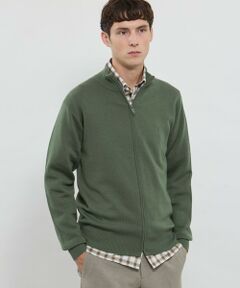 MACKINTOSH LONDON(MENS) / マッキントッシュ ロンドン 　メンズ ニット・セーター | ハイゲージケーブルフルジップアップニット