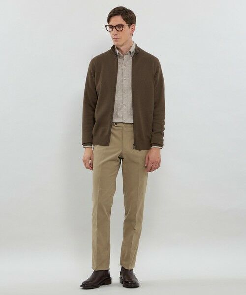 MACKINTOSH LONDON(MENS) / マッキントッシュ ロンドン 　メンズ ニット・セーター | ハイゲージケーブルフルジップアップニット | 詳細4