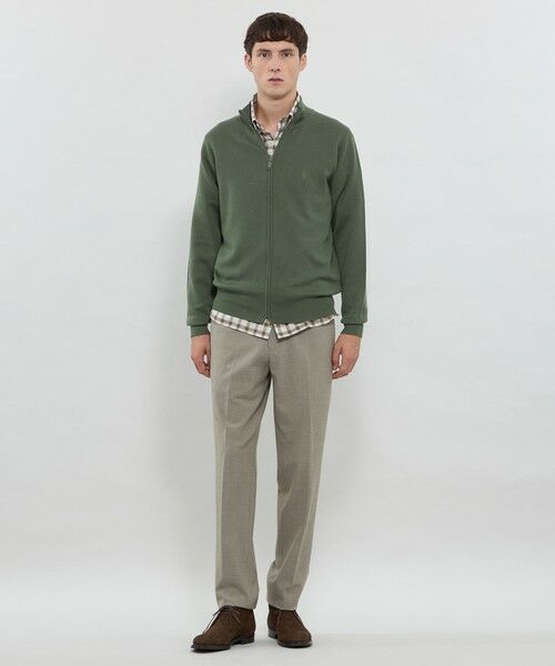 MACKINTOSH LONDON(MENS) / マッキントッシュ ロンドン 　メンズ ニット・セーター | ハイゲージケーブルフルジップアップニット | 詳細6