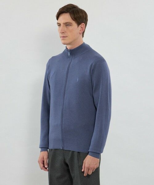 MACKINTOSH LONDON(MENS) / マッキントッシュ ロンドン 　メンズ ニット・セーター | ハイゲージケーブルフルジップアップニット | 詳細8