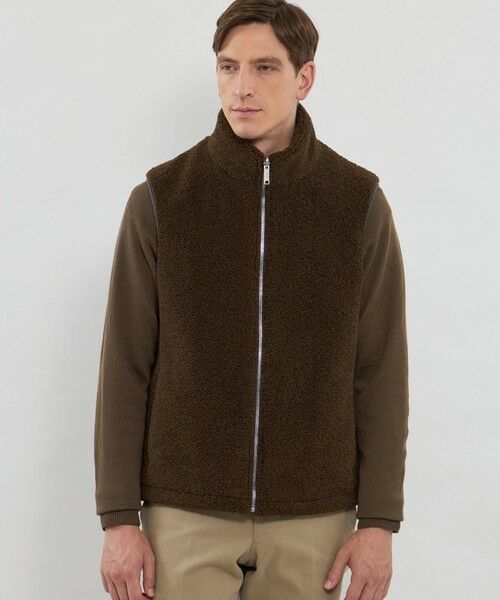 MACKINTOSH LONDON(MENS) / マッキントッシュ ロンドン 　メンズ ニット・セーター | ハイゲージケーブルフルジップアップニット | 詳細1