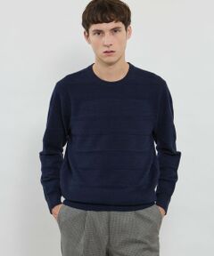 MACKINTOSH LONDON(MENS) / マッキントッシュ ロンドン 　メンズ ニット・セーター | リンクスボーダークルーネックニット