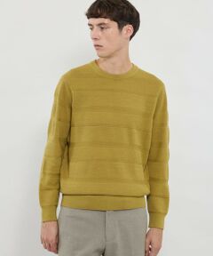 MACKINTOSH LONDON(MENS) / マッキントッシュ ロンドン 　メンズ ニット・セーター | リンクスボーダークルーネックニット
