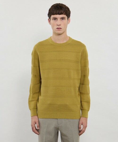 MACKINTOSH LONDON ノースリーブニット カーキ キレイめ 上品 Precious掲載】ウールカシミヤニットベスト(トップス
