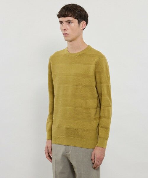 MACKINTOSH LONDON(MENS) / マッキントッシュ ロンドン メンズ ニット・セーター | リンクスボーダークルーネックニット | 詳細5