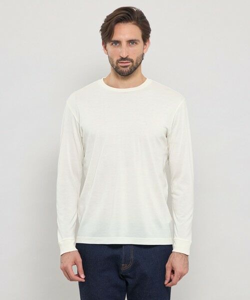 MACKINTOSH LONDON(MENS) / マッキントッシュ ロンドン 　メンズ カットソー | 【WEB・一部店舗限定】ウールプラックスプレーティングロングスリーブTシャツ | 詳細3