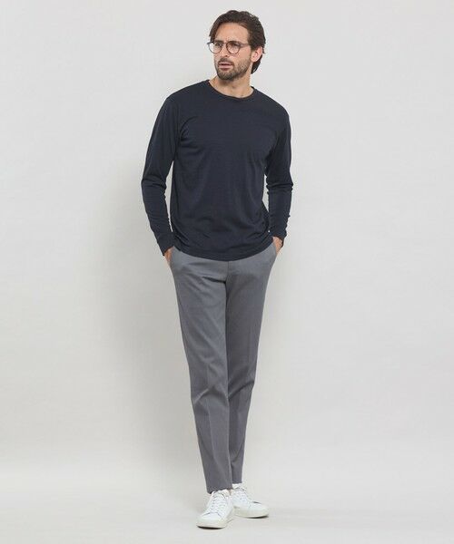 MACKINTOSH LONDON(MENS) / マッキントッシュ ロンドン 　メンズ カットソー | 【WEB・一部店舗限定】ウールプラックスプレーティングロングスリーブTシャツ | 詳細2