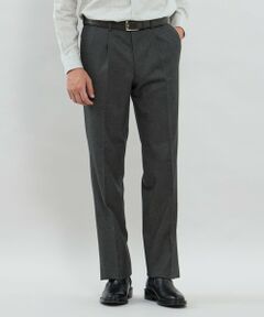 【新品未使用】マッキントッシュロンドン スラックス タグ付き M LEON掲載】【Adjustable Fit】ストレッチサキソニースラックス
