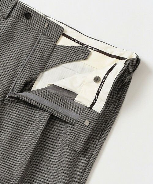 MACKINTOSH LONDON(MENS) / マッキントッシュ ロンドン メンズ スラックス・ドレスパンツ | 【Adjustable Fit】ガンクラブフランネル 1プリーツスラックス | 詳細6