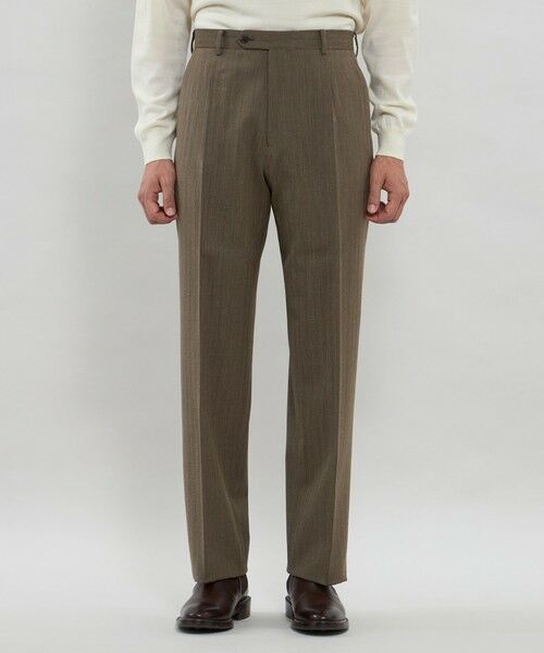 MACKINTOSH LONDON(MENS) / マッキントッシュ ロンドン 　メンズ その他パンツ | 【ANGELICO/アンジェリコ】ヘリンボーン 1プリーツパンツ | 詳細3