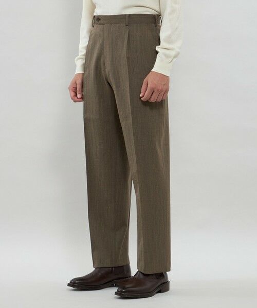 MACKINTOSH LONDON(MENS) / マッキントッシュ ロンドン 　メンズ その他パンツ | 【ANGELICO/アンジェリコ】ヘリンボーン 1プリーツパンツ | 詳細4