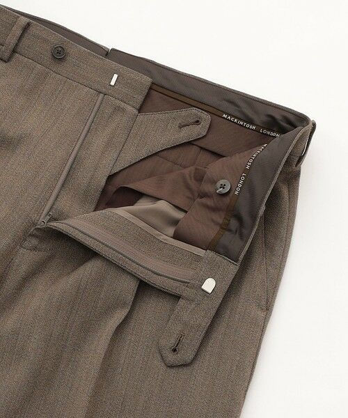 MACKINTOSH LONDON(MENS) / マッキントッシュ ロンドン 　メンズ その他パンツ | 【ANGELICO/アンジェリコ】ヘリンボーン 1プリーツパンツ | 詳細7