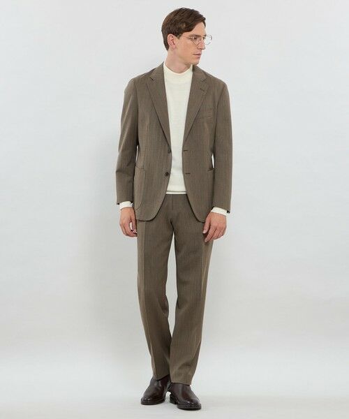 MACKINTOSH LONDON(MENS) / マッキントッシュ ロンドン 　メンズ その他パンツ | 【ANGELICO/アンジェリコ】ヘリンボーン 1プリーツパンツ | 詳細1