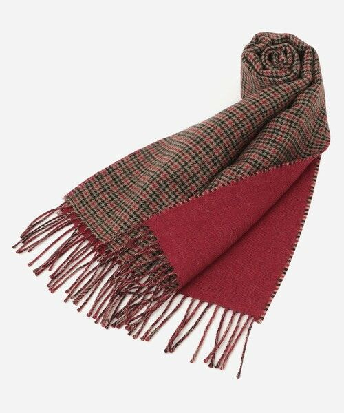 MACKINTOSH LONDON(MENS) / マッキントッシュ ロンドン 　メンズ マフラー・ショール・スヌード・ストール | ベビーアルパカ リバーシブル千鳥マフラー | 詳細6