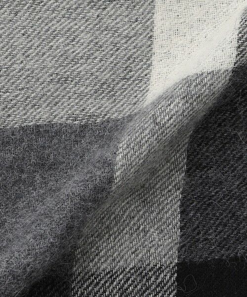 MACKINTOSH LONDON(MENS) / マッキントッシュ ロンドン 　メンズ マフラー・ショール・スヌード・ストール | ベビーアルパカ リバーシブルパネルチェックマフラー | 詳細3