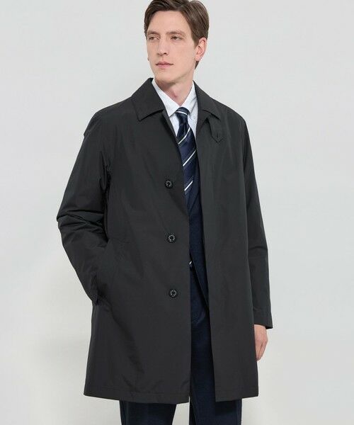 MACKINTOSH LONDON(MENS) / マッキントッシュ ロンドン メンズ その他アウター | 【DUNFORD SHORT】パーテックスシールドリボルブステンカラーショートコート(ブラック)