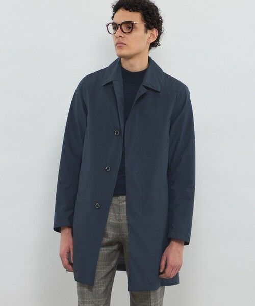 MACKINTOSH LONDON(MENS) / マッキントッシュ ロンドン 　メンズ その他アウター | 【予約販売】【DUNFORD SHORT】パーテックスシールドリボルブステンカラーショートコート（ネイビー）