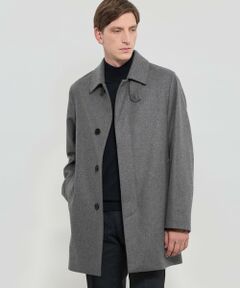 【WEB・一部店舗限定】【DUNFORD】ウールメルトンステンカラーコート