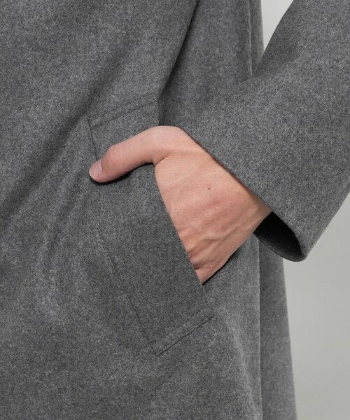 MACKINTOSH LONDON(MENS) / マッキントッシュ ロンドン 　メンズ その他アウター | 【WEB・一部店舗限定】【DUNFORD】ウールメルトンステンカラーコート | 詳細9