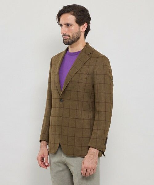 MACKINTOSH LONDON(MENS) / マッキントッシュ ロンドン 　メンズ その他アウター | 【NEW BRIDGE】  【Di Pray/ディプレイ】シルクツイードウインドーペーンジャケット | 詳細3