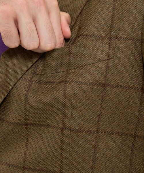 MACKINTOSH LONDON(MENS) / マッキントッシュ ロンドン 　メンズ その他アウター | 【NEW BRIDGE】  【Di Pray/ディプレイ】シルクツイードウインドーペーンジャケット | 詳細5