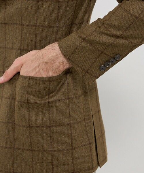 MACKINTOSH LONDON(MENS) / マッキントッシュ ロンドン 　メンズ その他アウター | 【NEW BRIDGE】  【Di Pray/ディプレイ】シルクツイードウインドーペーンジャケット | 詳細6