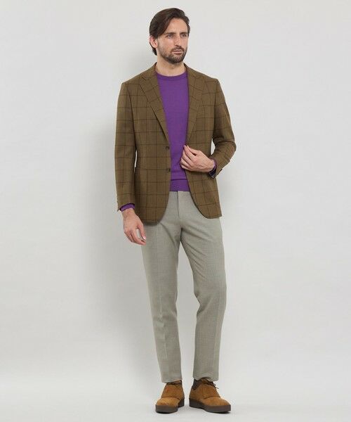 MACKINTOSH LONDON(MENS) / マッキントッシュ ロンドン 　メンズ その他アウター | 【NEW BRIDGE】  【Di Pray/ディプレイ】シルクツイードウインドーペーンジャケット | 詳細1