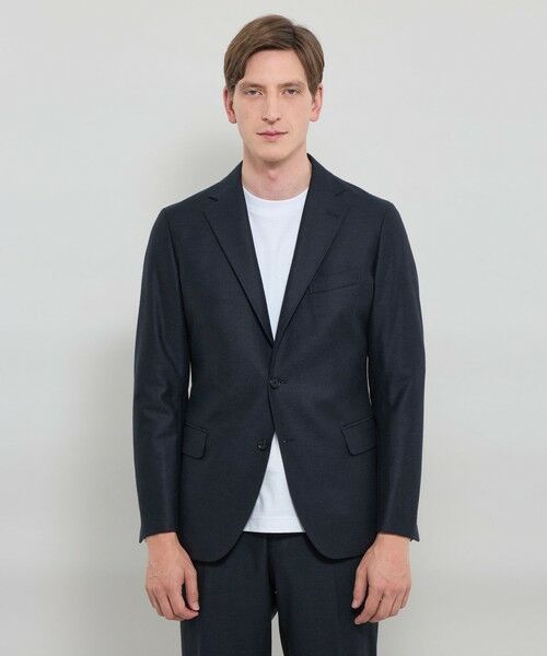 MACKINTOSH LONDON(MENS) / マッキントッシュ ロンドン メンズ ノーカラージャケット | 【FLEX JERSEY】バランサーキュラーセットアップジャケット | 詳細3