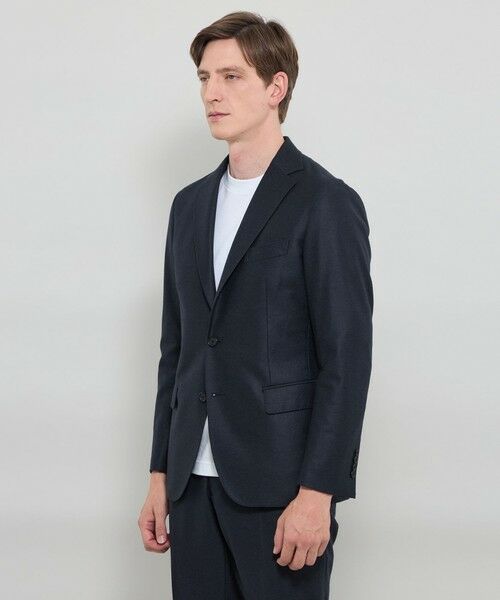 MACKINTOSH LONDON(MENS) / マッキントッシュ ロンドン メンズ ノーカラージャケット | 【FLEX JERSEY】バランサーキュラーセットアップジャケット | 詳細4