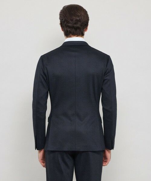 MACKINTOSH LONDON(MENS) / マッキントッシュ ロンドン 　メンズ ノーカラージャケット | 【FLEX JERSEY】グレンチェックセットアップジャケット | 詳細5