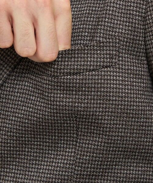MACKINTOSH LONDON(MENS) / マッキントッシュ ロンドン メンズ ノーカラージャケット | 【WEB・一部店舗限定】【FLEX JERSEY】ハウンドトゥースジャージーセットアップジャケット | 詳細6