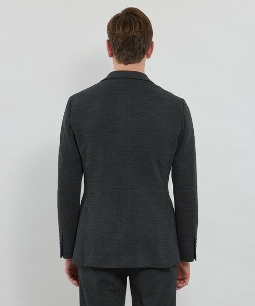 MACKINTOSH LONDON(MENS) / マッキントッシュ ロンドン メンズ ノーカラージャケット | 【WEB・一部店舗限定】【FLEX JERSEY】マイクロチェックジャージーセットアップジャケット | 詳細5