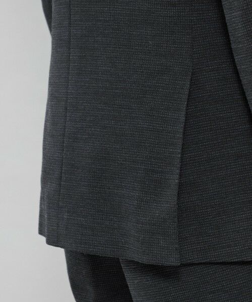 MACKINTOSH LONDON(MENS) / マッキントッシュ ロンドン メンズ ノーカラージャケット | 【WEB・一部店舗限定】【FLEX JERSEY】マイクロチェックジャージーセットアップジャケット | 詳細8