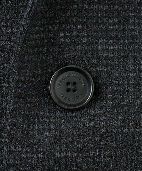 MACKINTOSH LONDON(MENS) / マッキントッシュ ロンドン メンズ ノーカラージャケット | 【WEB・一部店舗限定】【FLEX JERSEY】マイクロチェックジャージーセットアップジャケット | 詳細9