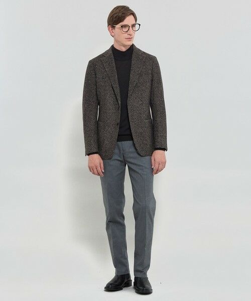 MACKINTOSH LONDON(MENS) / マッキントッシュ ロンドン メンズ ノーカラージャケット | 【FLEX JERSEY】【ROMA/ローマ】バーズアイジャケット | 詳細1