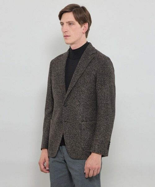 MACKINTOSH LONDON(MENS) / マッキントッシュ ロンドン 　メンズ ノーカラージャケット | 【FLEX JERSEY】【ROMA/ローマ】バーズアイジャケット | 詳細3