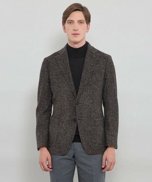 MACKINTOSH LONDON(MENS) / マッキントッシュ ロンドン 　メンズ ノーカラージャケット | 【FLEX JERSEY】【ROMA/ローマ】バーズアイジャケット | 詳細2