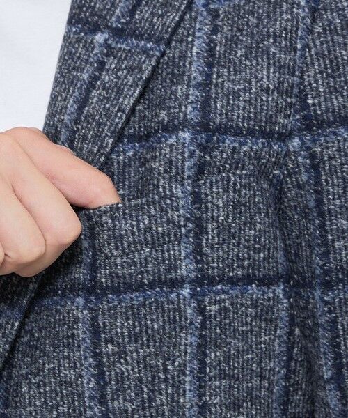 MACKINTOSH LONDON(MENS) / マッキントッシュ ロンドン メンズ ノーカラージャケット | 【FLEX JERSEY】【ROMA/ローマ】チェックジャケット | 詳細5