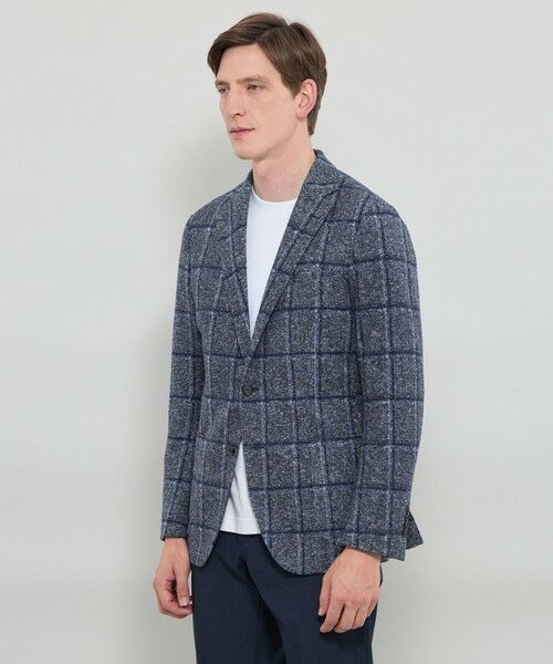 MACKINTOSH LONDON(MENS) / マッキントッシュ ロンドン メンズ ノーカラージャケット | 【FLEX JERSEY】【ROMA/ローマ】チェックジャケット | 詳細3