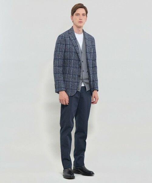 MACKINTOSH LONDON(MENS) / マッキントッシュ ロンドン メンズ ノーカラージャケット | 【FLEX JERSEY】【ROMA/ローマ】チェックジャケット | 詳細1