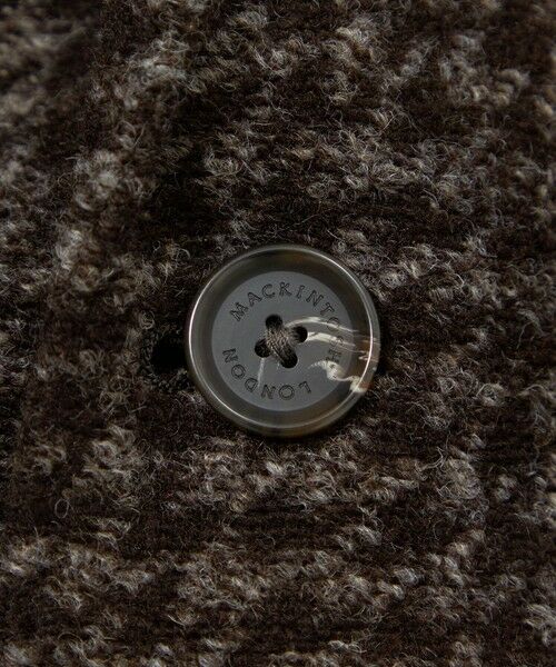 MACKINTOSH LONDON(MENS) / マッキントッシュ ロンドン メンズ ノーカラージャケット | 【FLEX JERSEY】【ROMA/ローマ】ハウンドトゥースジャケット | 詳細7