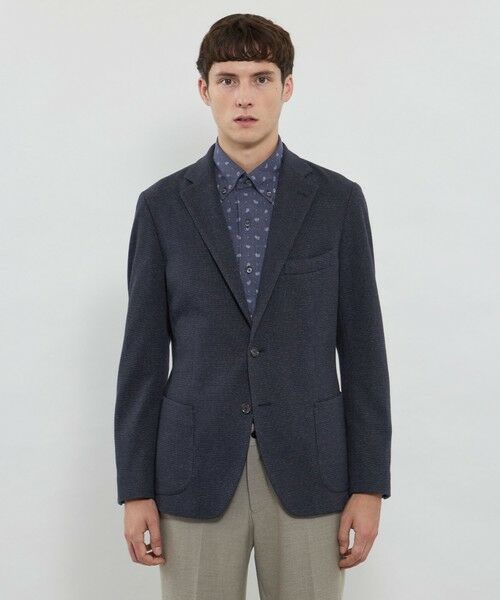 MACKINTOSH LONDON(MENS) / マッキントッシュ ロンドン メンズ ノーカラージャケット | 【WEB・一部店舗限定】【FLEX JERSEY】コットンウールジャージージャケット | 詳細3